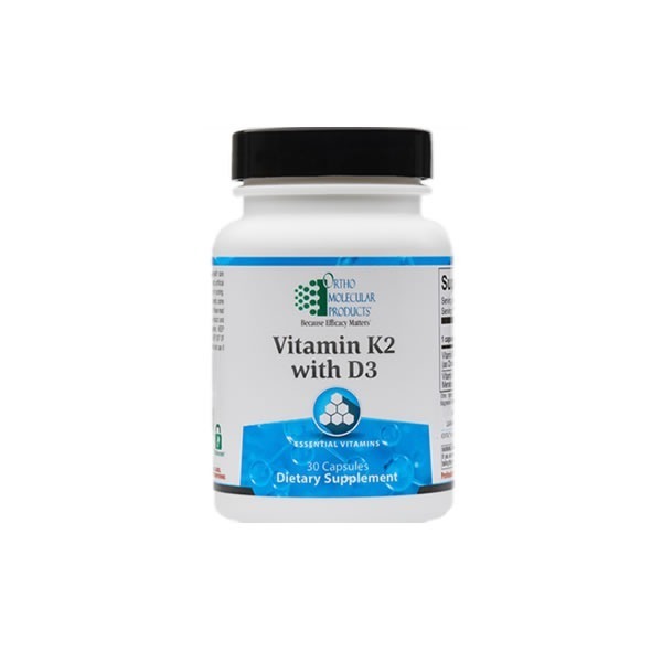 Ortho Molecular Products Products - Vitamin K2 with D3-30 Capsules