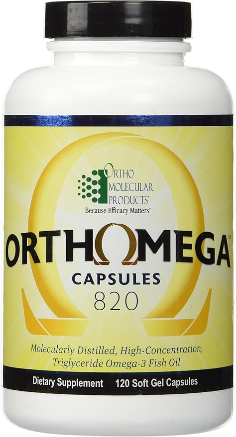 Ortho Molecular Products Orthomega 820-120 Soft Gel Capsules