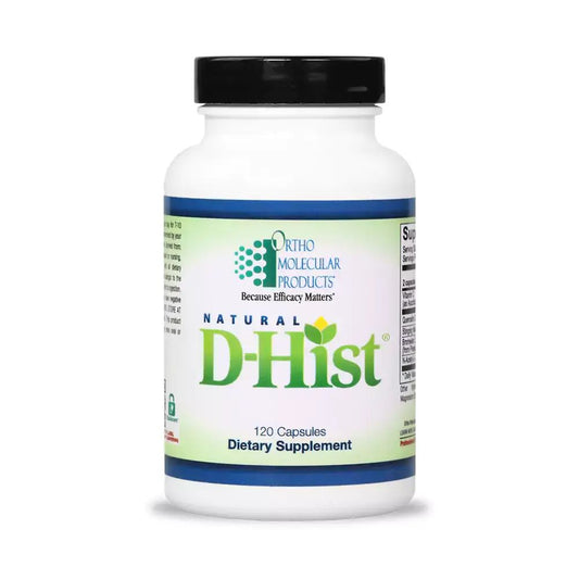 Ortho Molecular Natural D-Hist – 120 Tablets