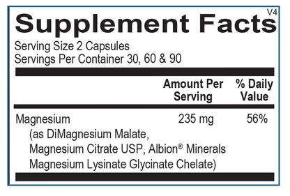 Ortho Molecular - Reacted Magnesium- 120 Capsules