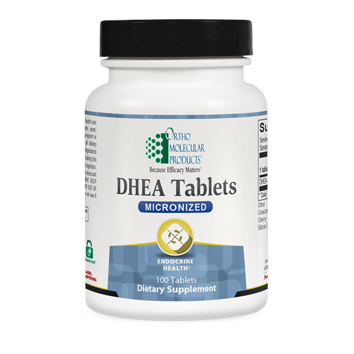 Ortho Molecular DHEA Tablets (Micronized) 5mg - 100 Tablets