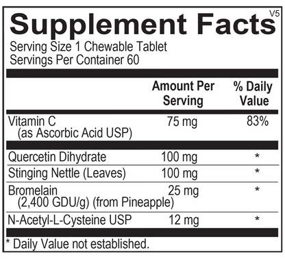 Ortho Molecular Products D-Hist JR Tablets, 60 Count