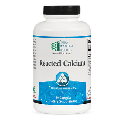 Ortho Molecular - Reacted Calcium - 180 Capsules