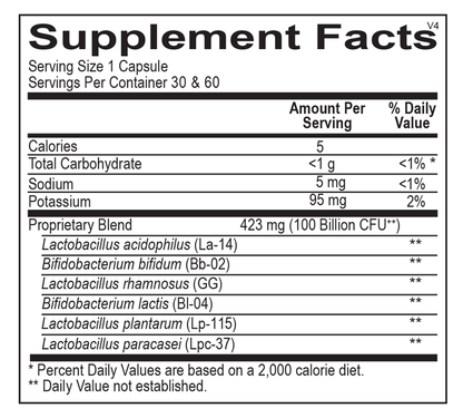 Ortho Molecular - Ortho Biotic 100 Billion CFU - 30 Capsules