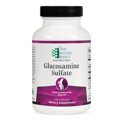 Ortho Molecular - Glucosamine Sulfate - 120 Capsules